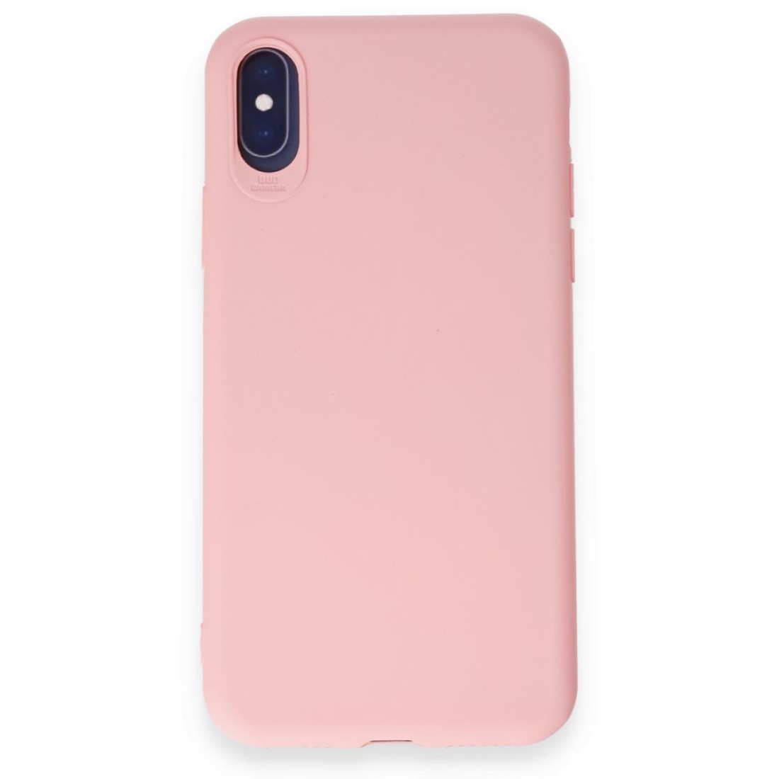  iPhone X Kılıf First Silikon - Pudra