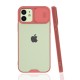  iPhone 12 Kılıf Platin Kamera Koruma Silikon - Pembe