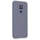  General Mobile GM 20 Kılıf Nano içi Kadife Silikon - Gri