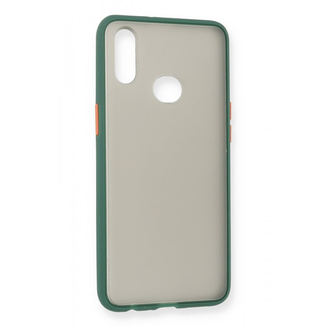  Samsung Galaxy A10S Kılıf Montreal Silikon Kapak - Yeşil