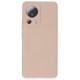  Xiaomi Mi 13 Lite Kılıf Nano içi Kadife Silikon - Pudra