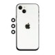  iPhone 13 Mini Shine Kamera Lens - Gümüş