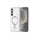  Samsung Galaxy S23 Kılıf Kross Magneticsafe Kapak - Gümüş