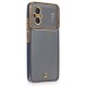  Xiaomi Poco M5 Kılıf Liva Lens Silikon - Mavi