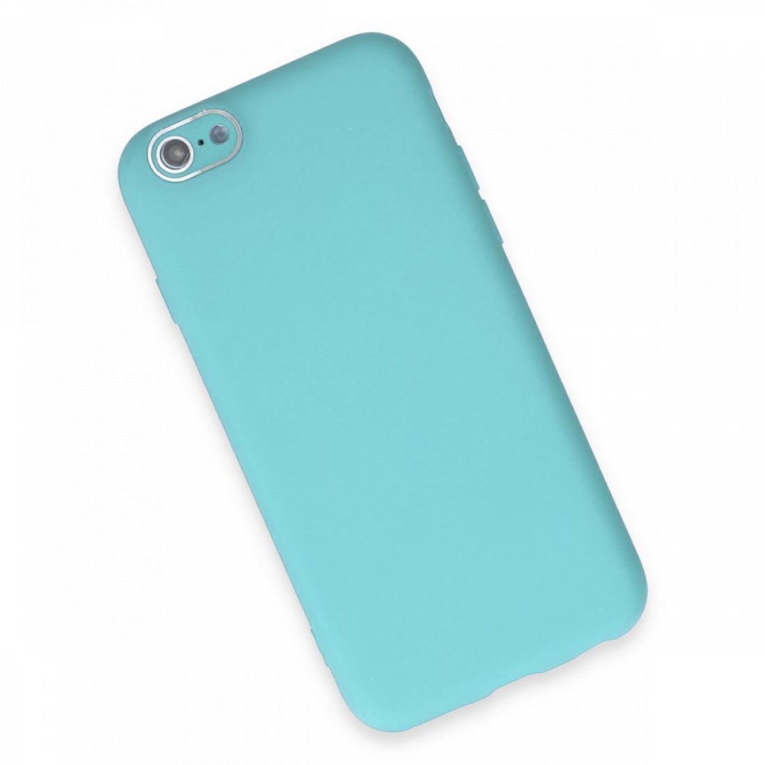  iPhone 6 Kılıf Lansman Glass Kapak - Turkuaz