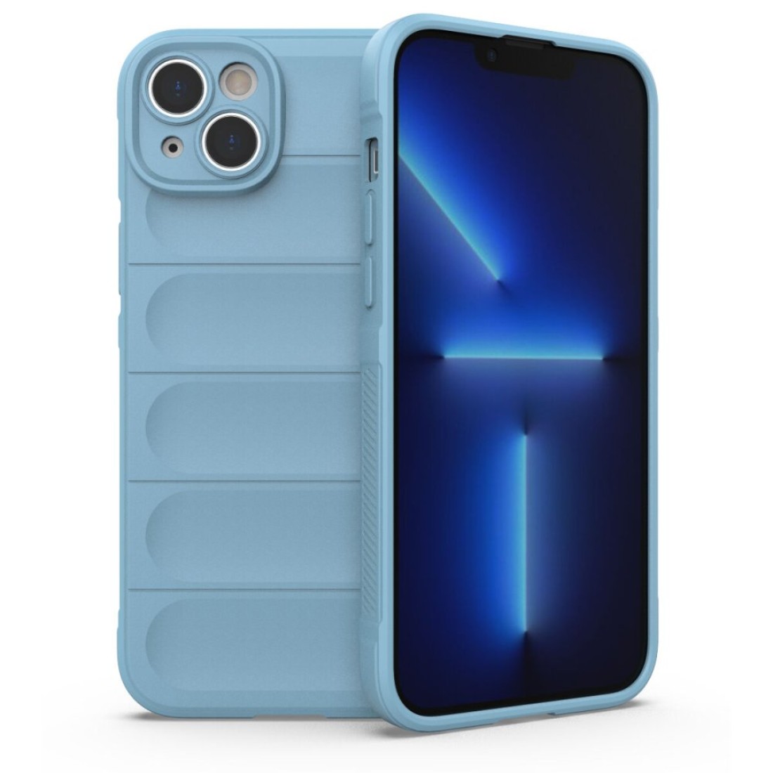  iPhone 15 Kılıf Optimum Silikon - Sky Blue