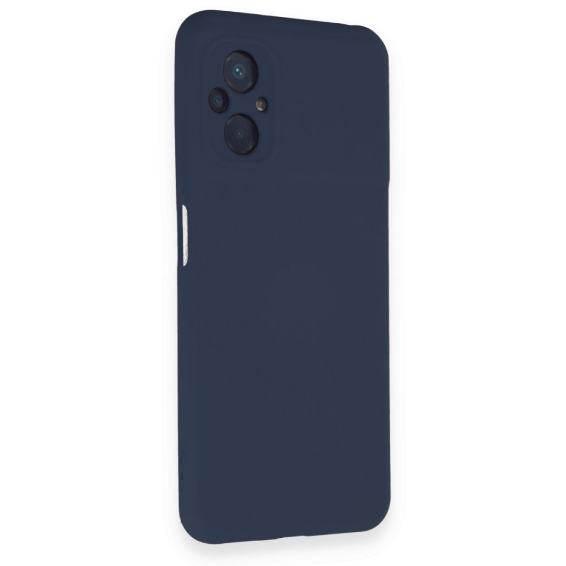  Xiaomi Poco M5 Kılıf Nano içi Kadife Silikon - Lacivert