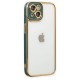 iPhone 14 Plus Kılıf Liva Lens Silikon - Yeşil iPhone 14 Plus Kılıf Liva Lens Silikon - Yeşil