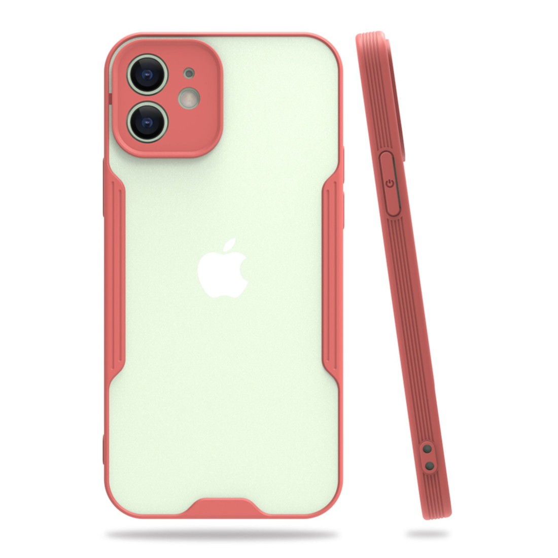  iPhone 12 Mini Kılıf Platin Silikon - Pembe