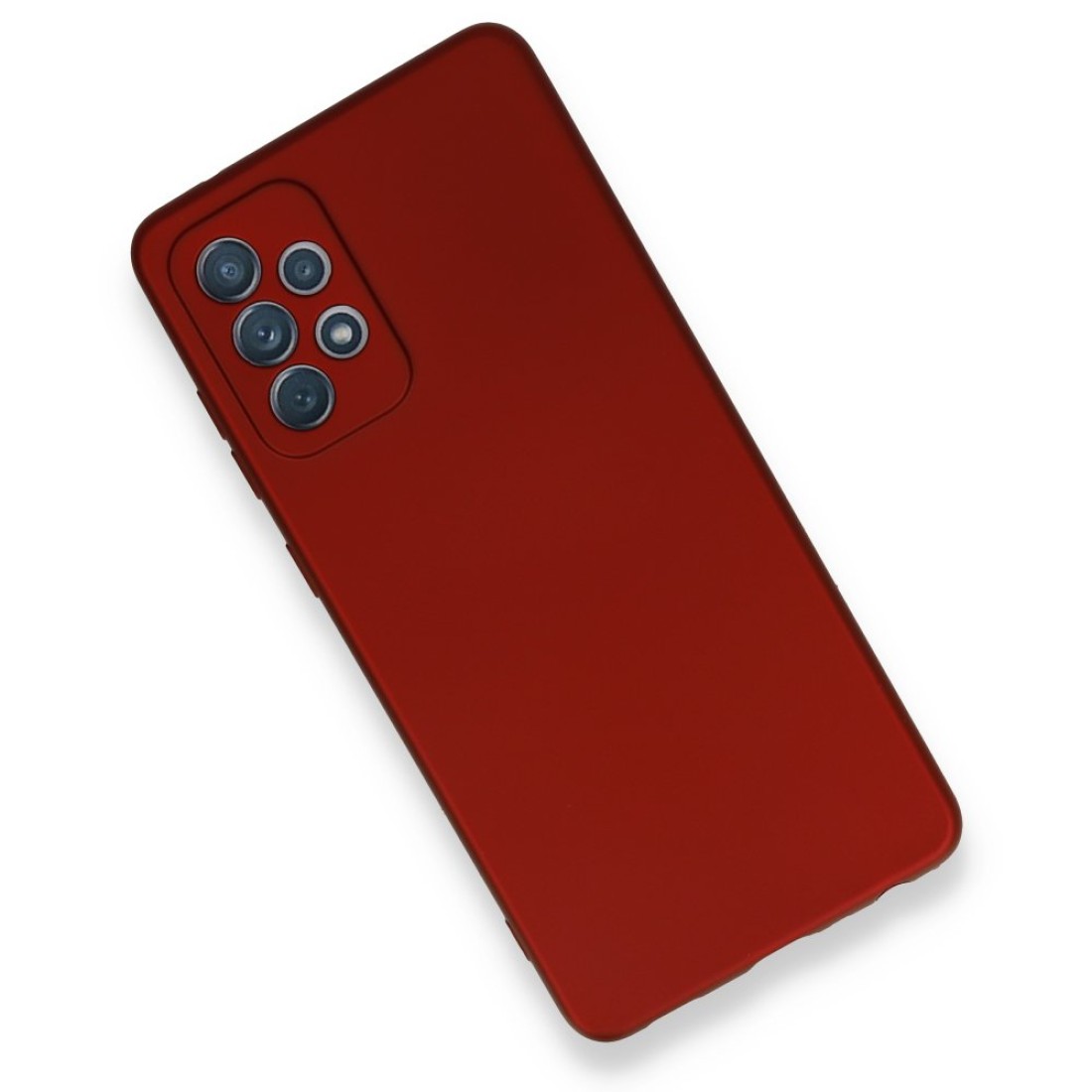  Samsung Galaxy A72 Kılıf First Silikon - Bordo