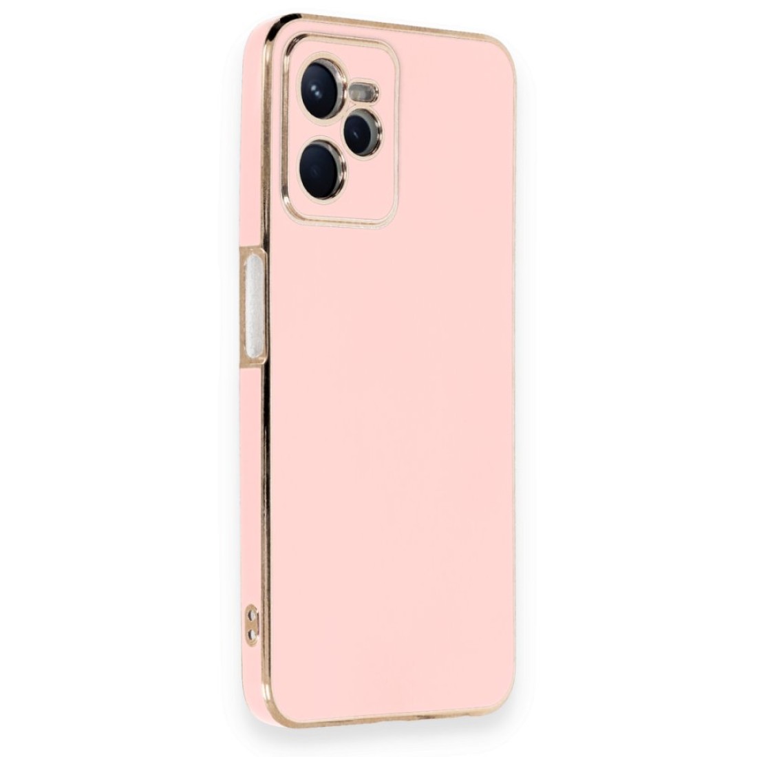  Realme C35 Kılıf Volet Silikon - Pembe