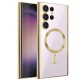  Samsung Galaxy S23 Ultra Kılıf Kross Magneticsafe Kapak - Gold