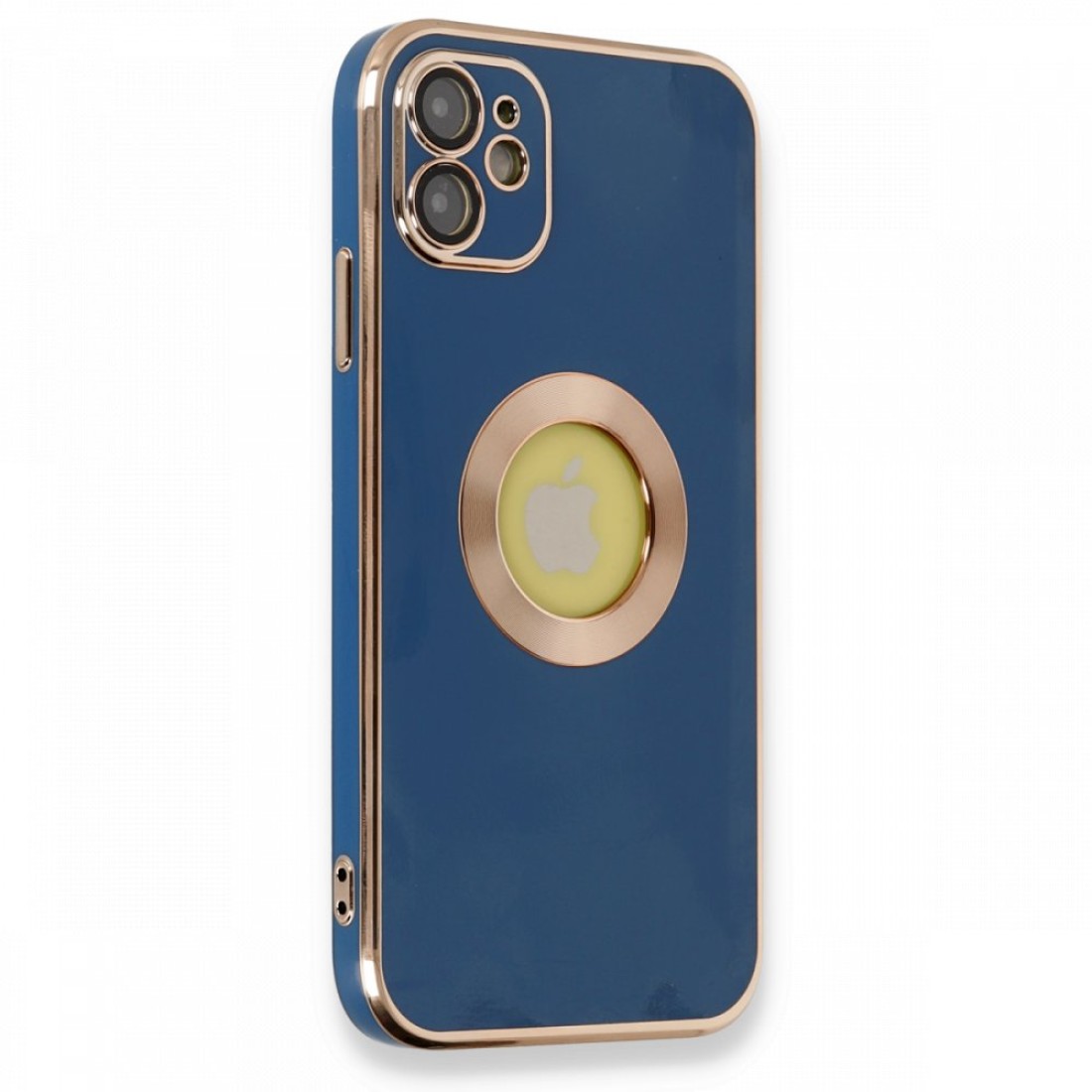  iPhone 12 Kılıf Store Silikon - Mavi