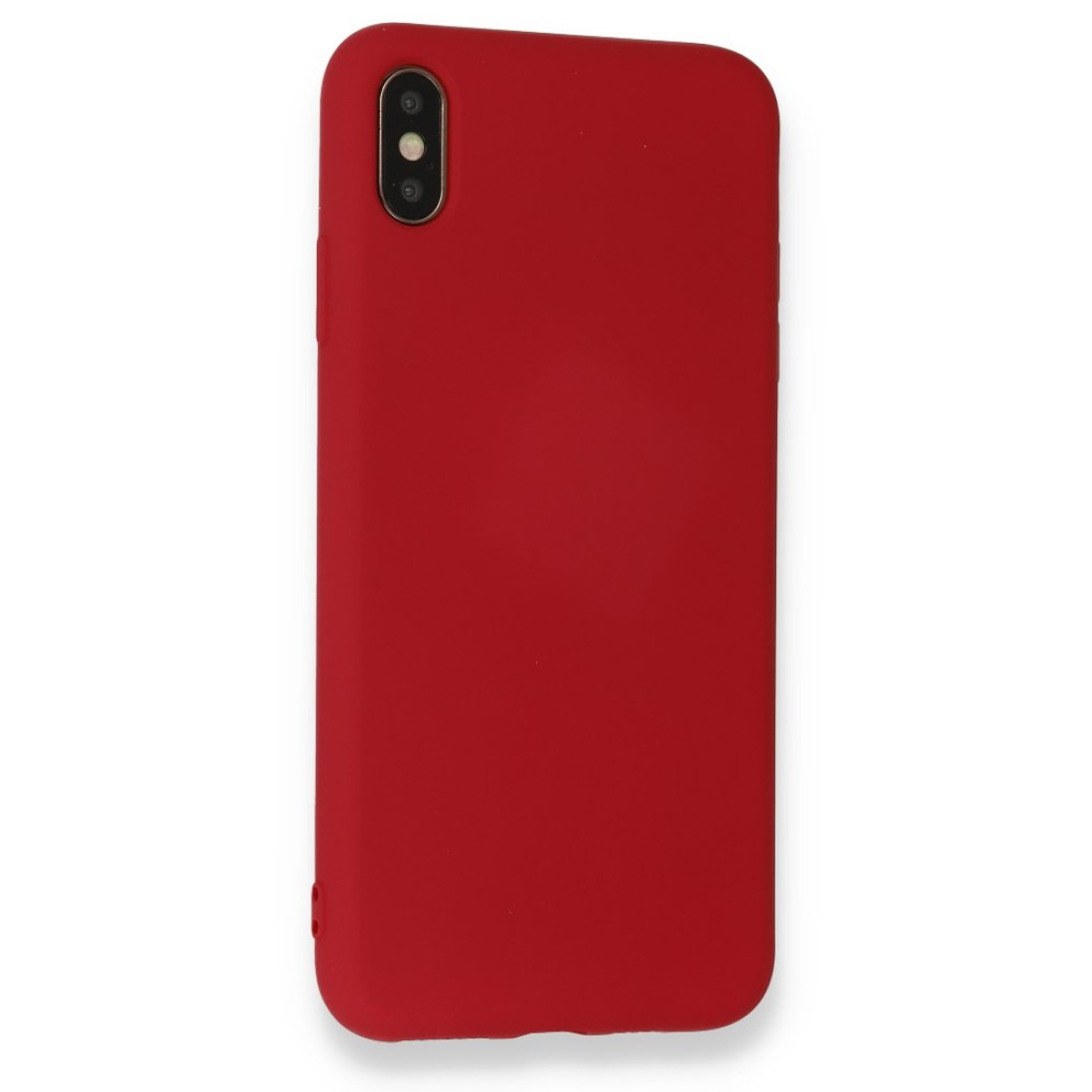  iPhone XS Max Kılıf Nano içi Kadife Silikon - Kırmızı