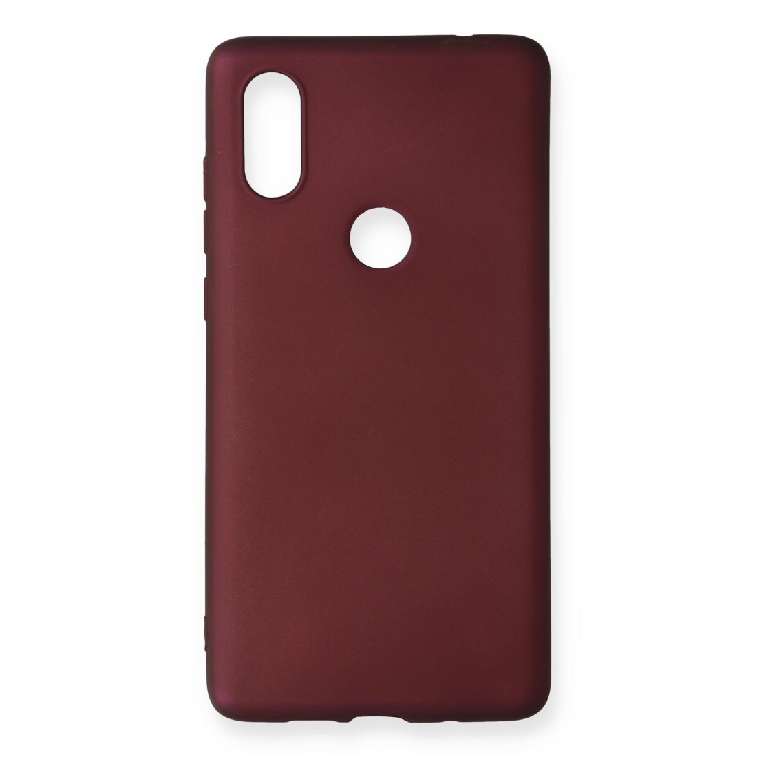  Xiaomi Mi Mix 2S Kılıf First Silikon - Mürdüm