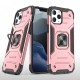  iPhone 13 Pro Max Kılıf Zegna Yüzüklü Silikon Kapak - Rose