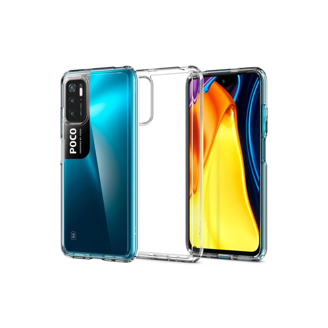  Xiaomi Poco M3 Pro Kılıf Deluxe 2mm Şeffaf Silikon - Şeffaf