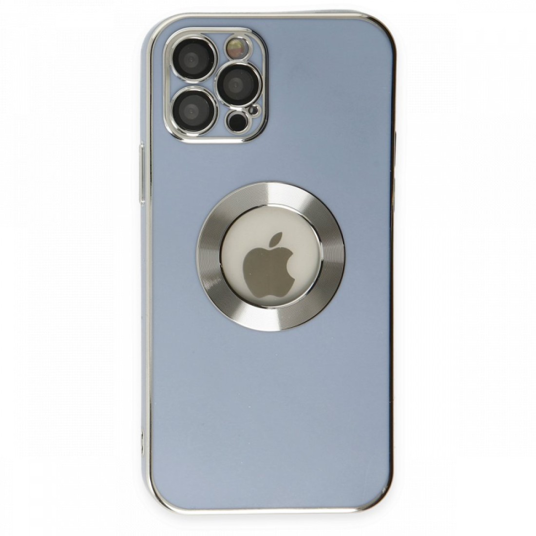  iPhone 12 Pro Kılıf Store Silikon - Sierra Blue