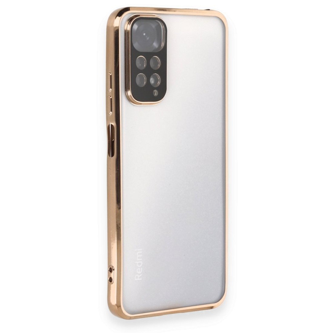  Xiaomi Redmi Note 12S Kılıf Razer Lensli Silikon - Gold