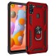 Samsung Galaxy M11 Kılıf Sofya Yüzüklü Silikon Kapak - Kırmızı Samsung Galaxy M11 Kılıf Sofya Yüzüklü Silikon Kapak - Kırmızı