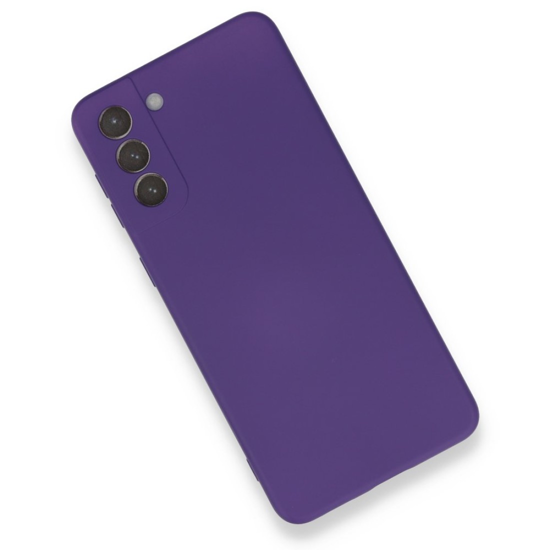  Samsung Galaxy S21 Plus Kılıf Nano içi Kadife Silikon - Mor