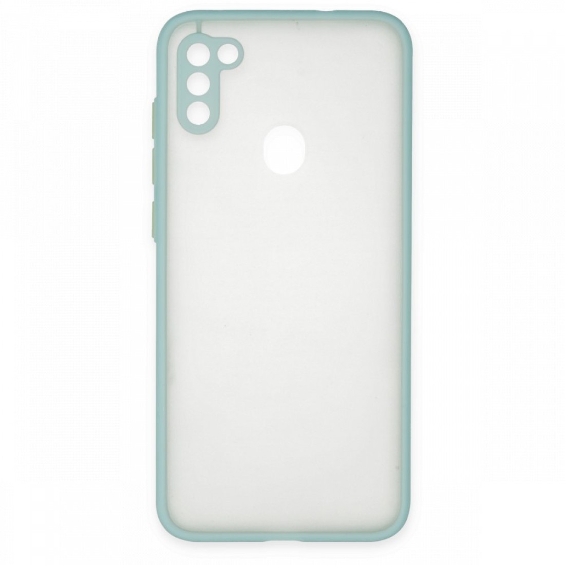  Samsung Galaxy M11 Kılıf Montreal Silikon Kapak - Turkuaz