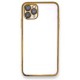  iPhone 11 Pro Kılıf Razer Lensli Silikon - Gold