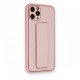  iPhone 11 Pro Kılıf Coco Deri Standlı Kapak - Pembe