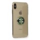  iPhone XS Max Kılıf Gros Yüzüklü Silikon - Yeşil