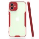 iPhone 12 Mini Kılıf Platin Silikon - Kırmızı iPhone 12 Mini Kılıf Platin Silikon - Kırmızı