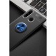  Huawei Y6P Kılıf Range Yüzüklü Silikon - Siyah-Mavi