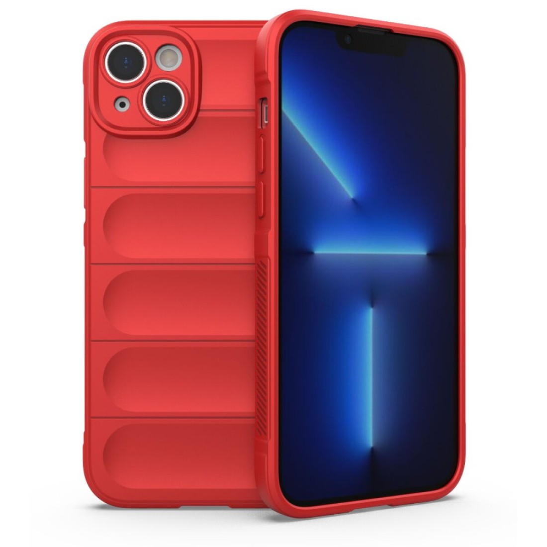  iPhone 15 Kılıf Optimum Silikon - Kırmızı