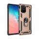  Samsung Galaxy A91 / S10 Lite Kılıf Sofya Yüzüklü Silikon Kapak - Gold