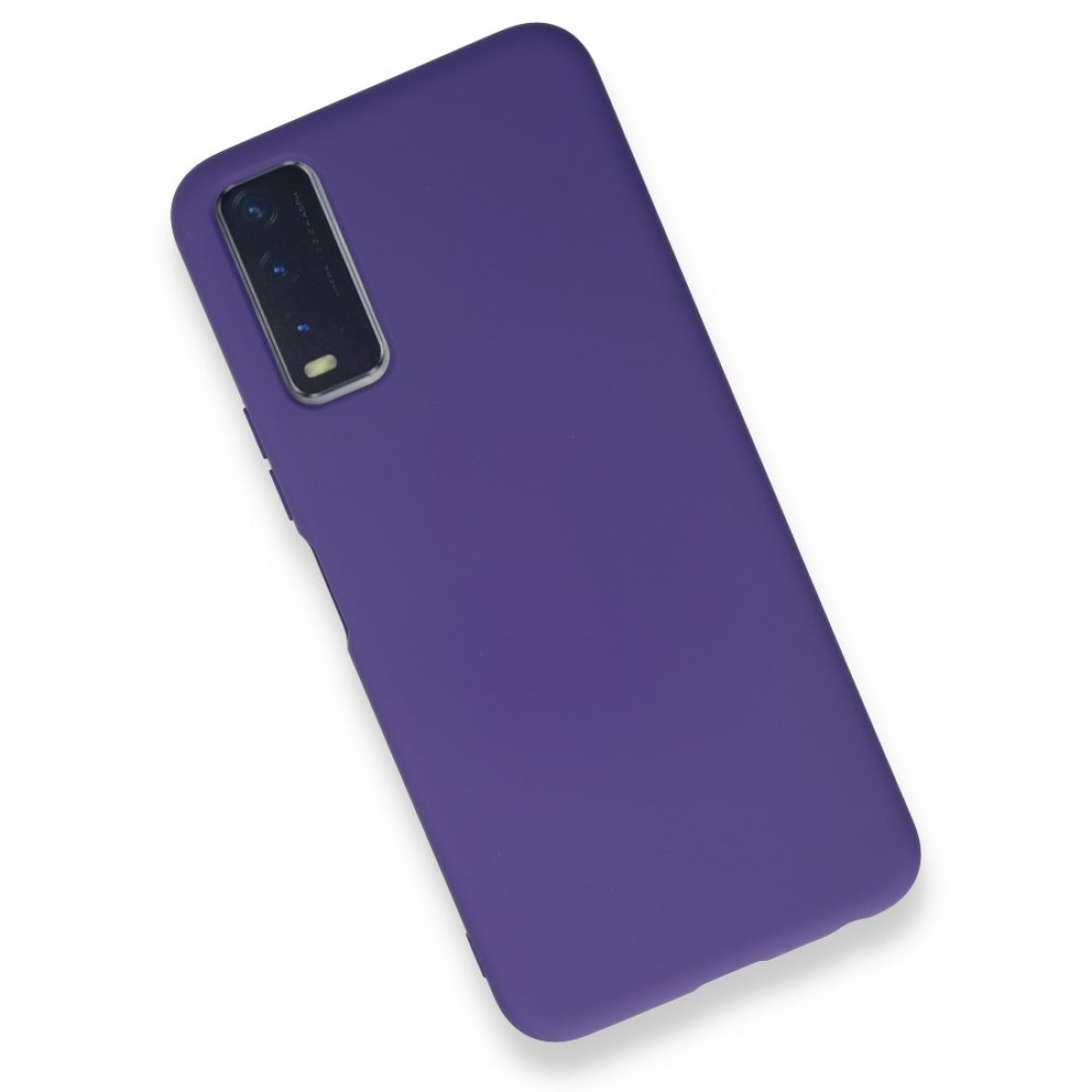  Vivo Y11S Kılıf Nano içi Kadife Silikon - Mor