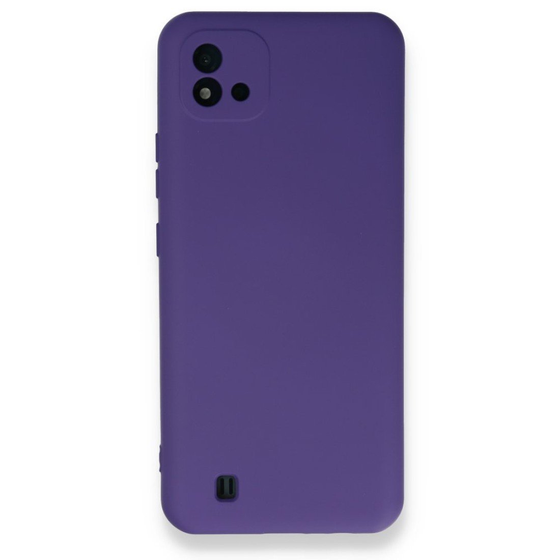  Realme C11 2021 Kılıf Nano içi Kadife Silikon - Mor