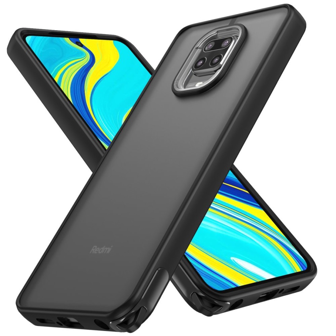  Xiaomi Redmi Note 9S Kılıf Elegant Kapak - Siyah