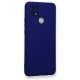  Oppo A15 Kılıf Nano içi Kadife Silikon - Lacivert