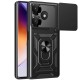 Xiaomi Redmi 13 4G Kılıf Pars Lens Yüzüklü Silikon - Siyah Xiaomi Redmi 13 4G Kılıf Pars Lens Yüzüklü Silikon - Siyah