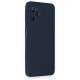 Realme C35 Kılıf Nano içi Kadife Silikon - Lacivert Realme C35 Kılıf Nano içi Kadife Silikon - Lacivert