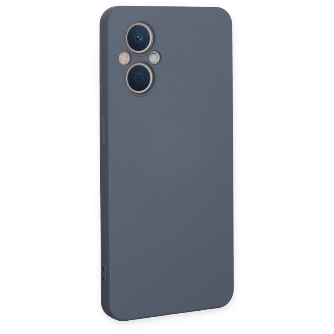  Oppo Reno 8 Lite Kılıf Nano içi Kadife Silikon - Gri