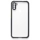 Samsung Galaxy A11 Kılıf Miami Şeffaf Silikon - Lacivert Samsung Galaxy A11 Kılıf Miami Şeffaf Silikon - Lacivert