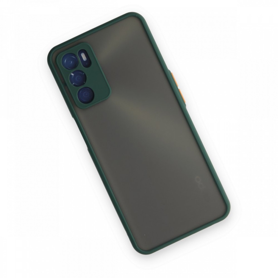  Oppo A16 Kılıf Montreal Silikon Kapak - Yeşil