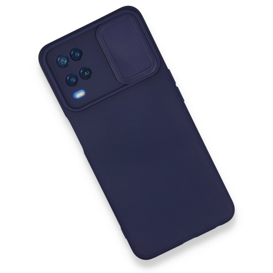  Oppo A54 4G Kılıf Color Lens Silikon - Lacivert
