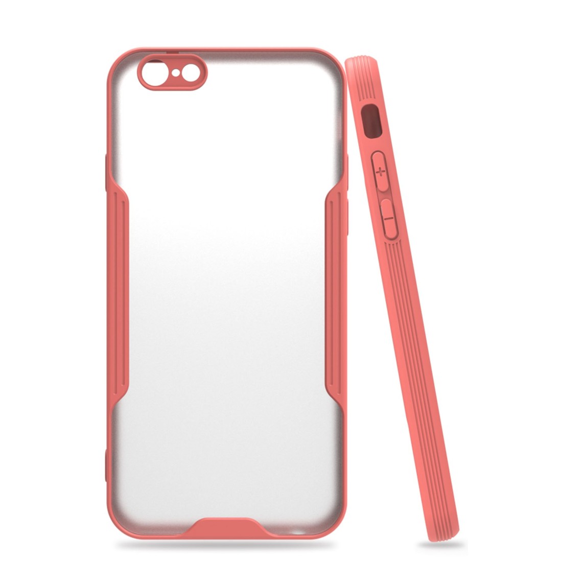  iPhone 6 Kılıf Platin Silikon - Pembe