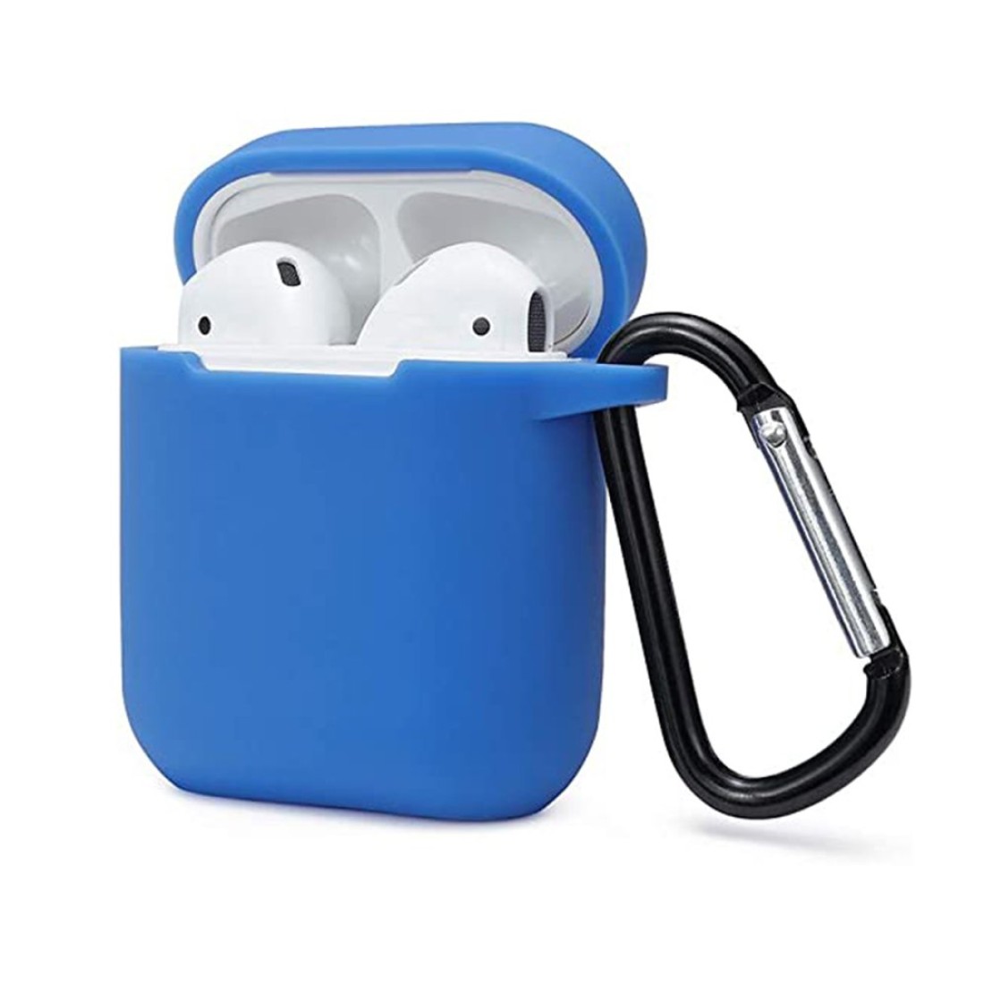  Airpods 2 (2.nesil) Sert Silikon Kılıf - Mavi