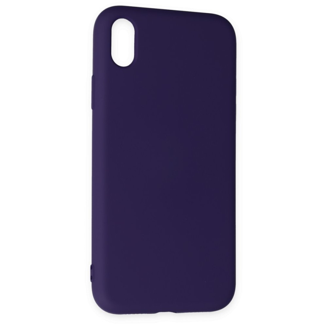iPhone XR Kılıf Nano içi Kadife Silikon - Mor iPhone XR Kılıf Nano içi Kadife Silikon - Mor