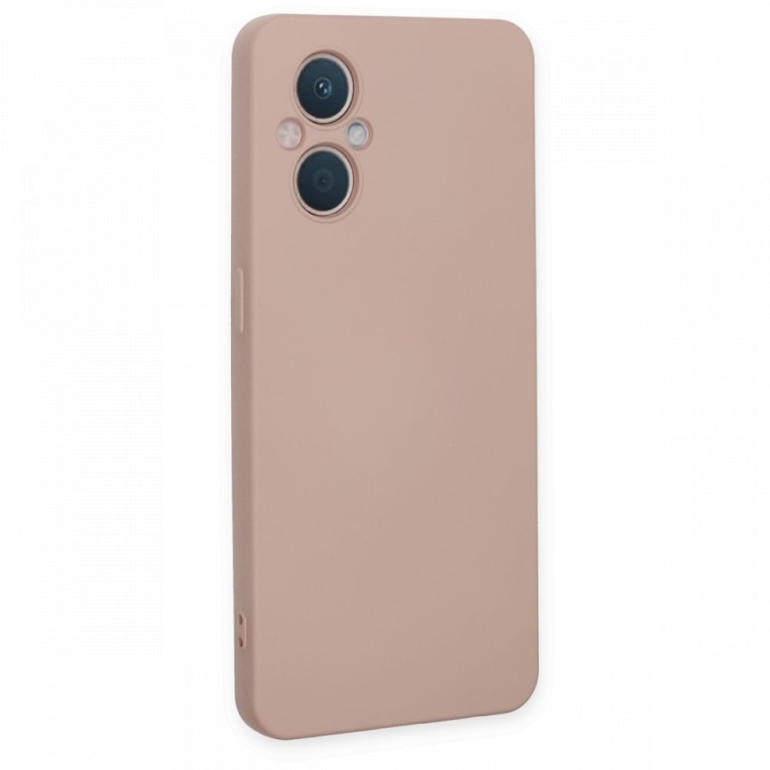  Oppo Reno 7 Lite Kılıf Nano içi Kadife Silikon - Pudra