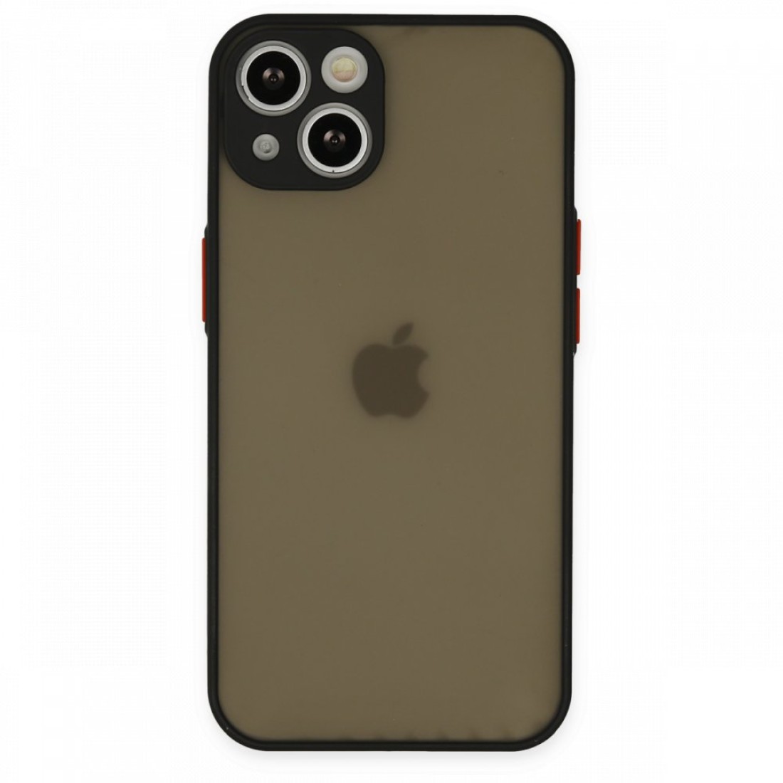  iPhone 13 Mini Kılıf Montreal Silikon Kapak - Siyah