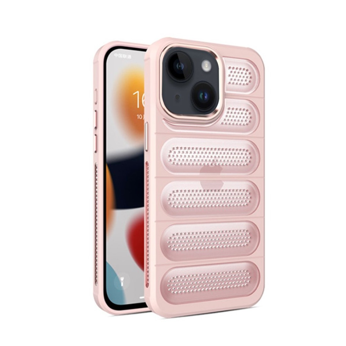 iPhone 15 Kılıf Airmax Silikon Kapak - Pembe