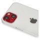  iPhone 13 Mini Pers Alüminyum Kamera Lens - Kırmızı